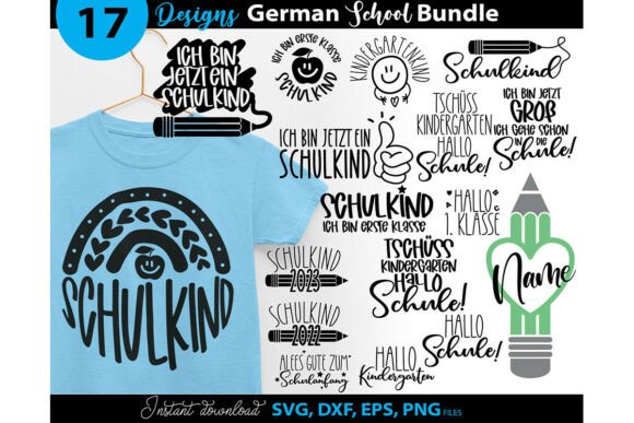 Download German School SVG Bundle Einschulung - School svg Collection