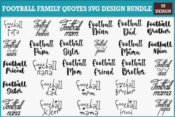 Download Football Family Quotes Svg Design Bundle - Svg design bundle Collection