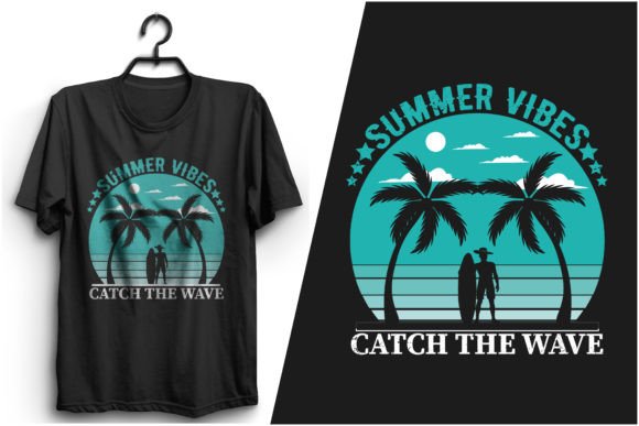 Download Vintage Summer Beach T Shirt Design. - Premium Resources