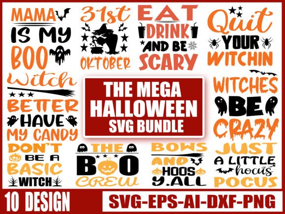 Download Halloween SVG Design Bundle [FREE] - Svg design bundle Collection