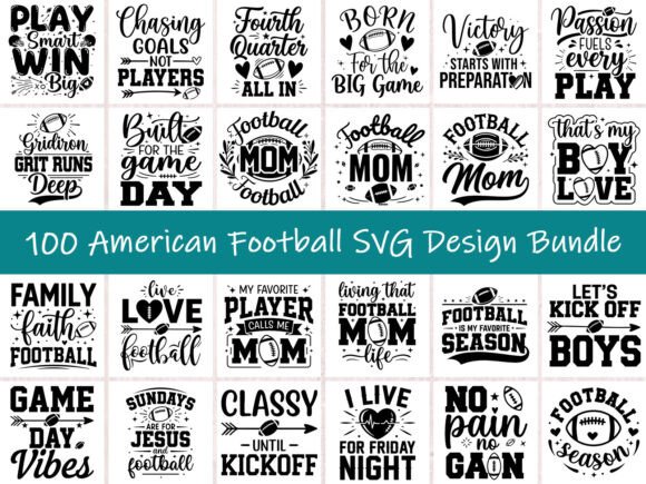 Download American Football SVG Design Bundle - Svg design bundle Collection