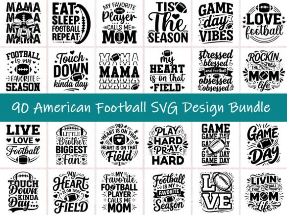 Download American Football SVG Design Bundle - Svg design bundle Collection